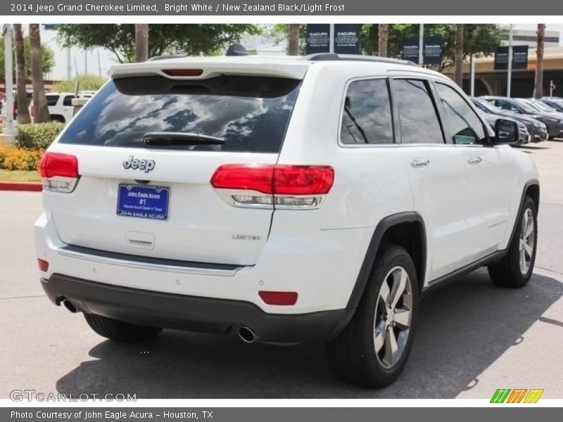 Bright White / New Zealand Black/Light Frost 2014 Jeep Grand Cherokee Limited