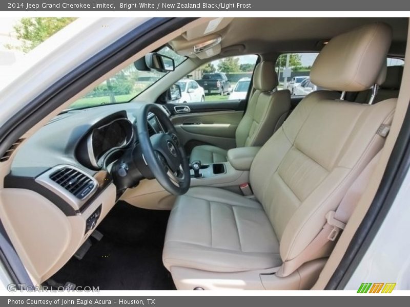 Bright White / New Zealand Black/Light Frost 2014 Jeep Grand Cherokee Limited