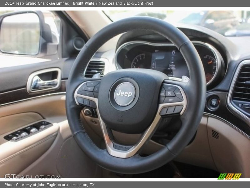 Bright White / New Zealand Black/Light Frost 2014 Jeep Grand Cherokee Limited