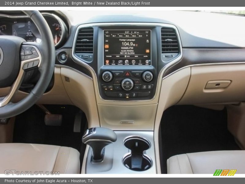 Bright White / New Zealand Black/Light Frost 2014 Jeep Grand Cherokee Limited