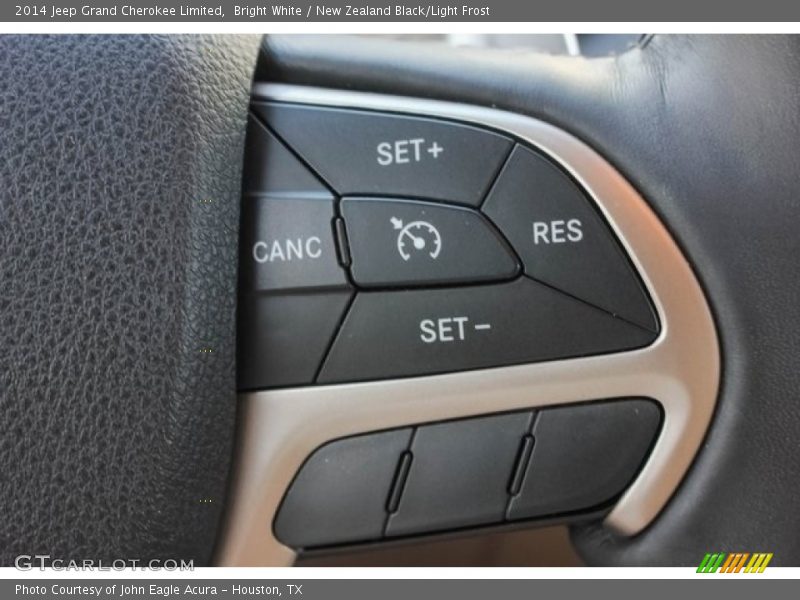 Bright White / New Zealand Black/Light Frost 2014 Jeep Grand Cherokee Limited