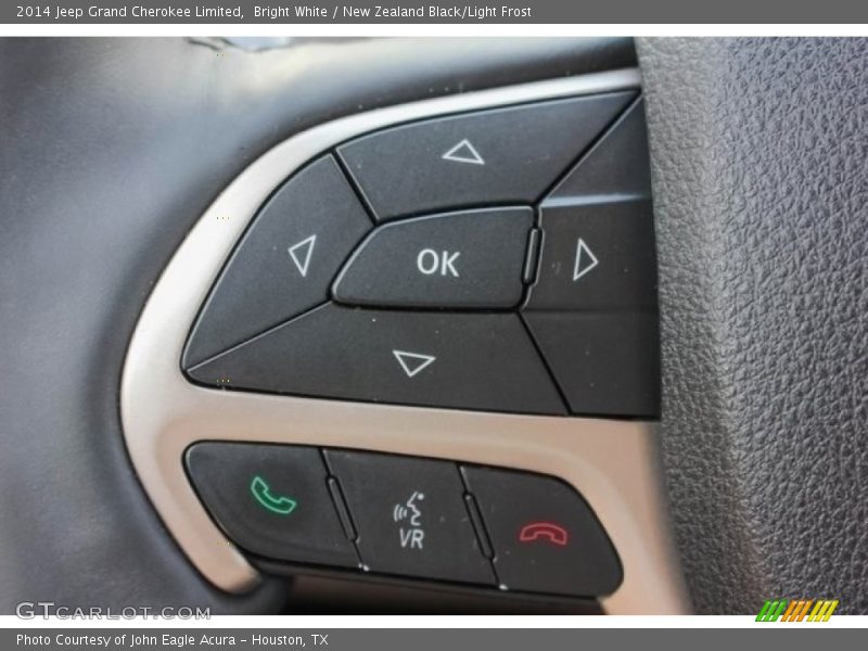 Bright White / New Zealand Black/Light Frost 2014 Jeep Grand Cherokee Limited