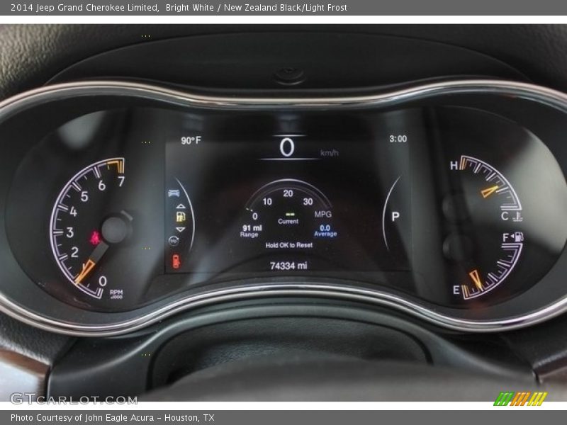 Bright White / New Zealand Black/Light Frost 2014 Jeep Grand Cherokee Limited