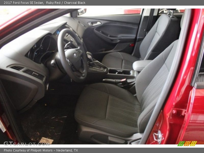 Ruby Red / Charcoal Black 2017 Ford Focus SE Sedan