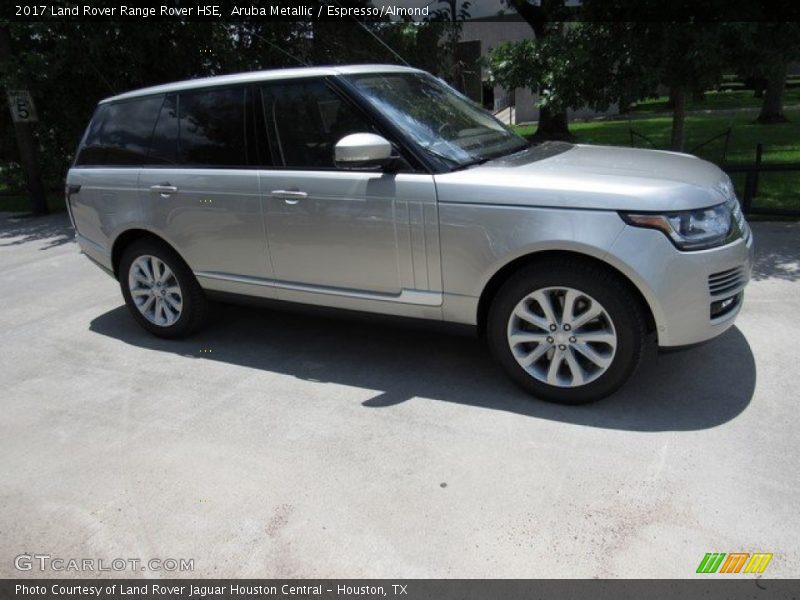 Aruba Metallic / Espresso/Almond 2017 Land Rover Range Rover HSE