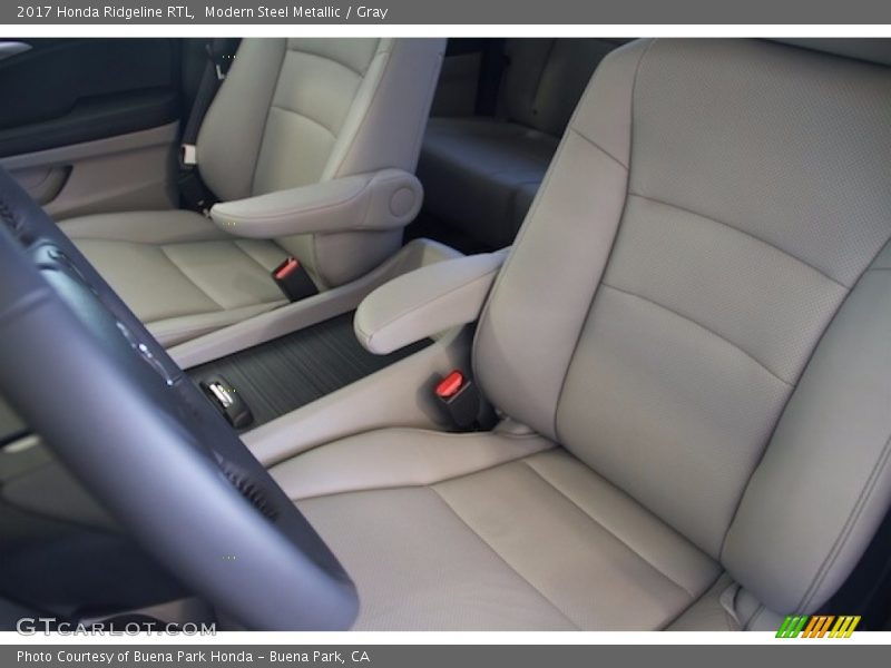 Modern Steel Metallic / Gray 2017 Honda Ridgeline RTL