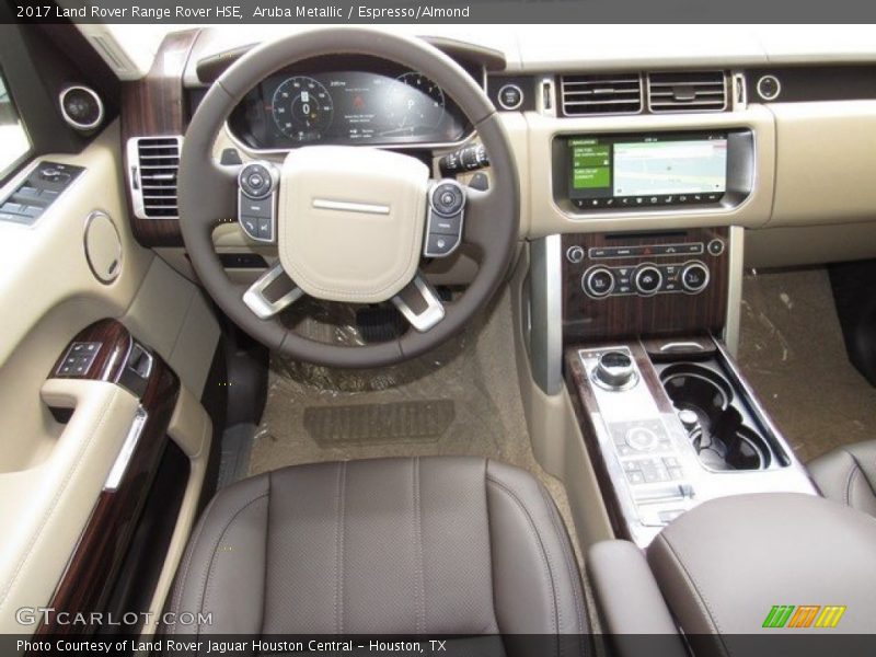 Aruba Metallic / Espresso/Almond 2017 Land Rover Range Rover HSE