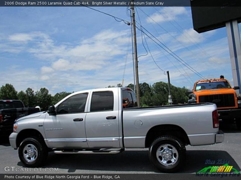 Bright Silver Metallic / Medium Slate Gray 2006 Dodge Ram 2500 Laramie Quad Cab 4x4