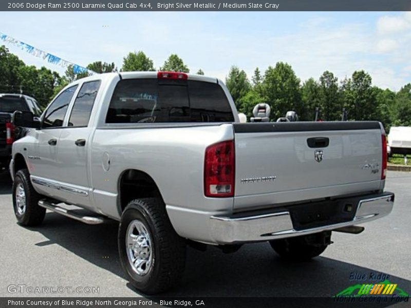 Bright Silver Metallic / Medium Slate Gray 2006 Dodge Ram 2500 Laramie Quad Cab 4x4