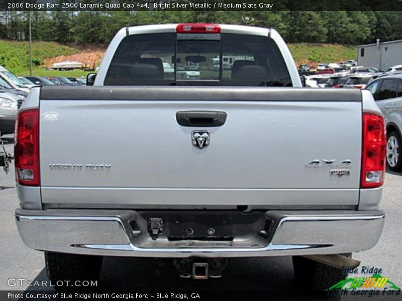 Bright Silver Metallic / Medium Slate Gray 2006 Dodge Ram 2500 Laramie Quad Cab 4x4