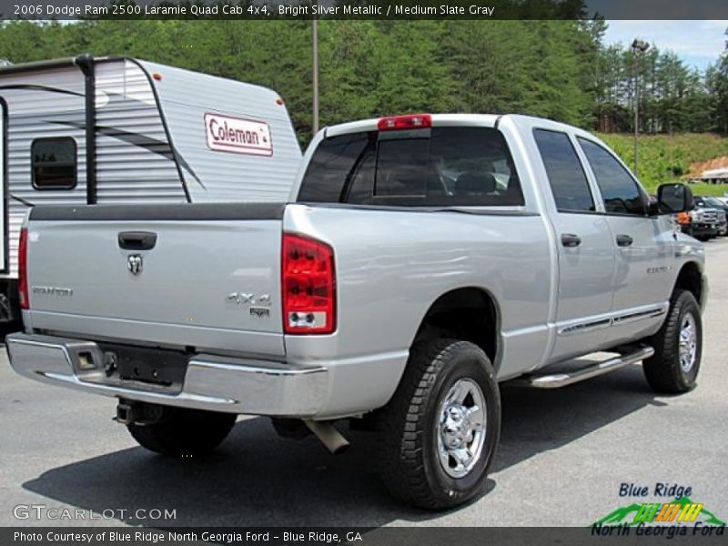 Bright Silver Metallic / Medium Slate Gray 2006 Dodge Ram 2500 Laramie Quad Cab 4x4
