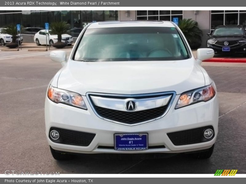 White Diamond Pearl / Parchment 2013 Acura RDX Technology