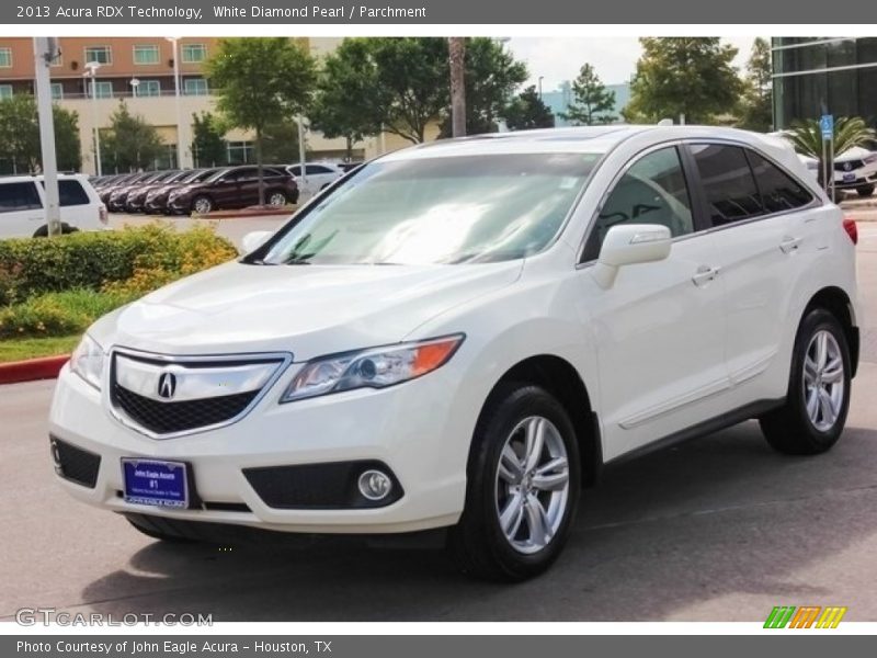 White Diamond Pearl / Parchment 2013 Acura RDX Technology