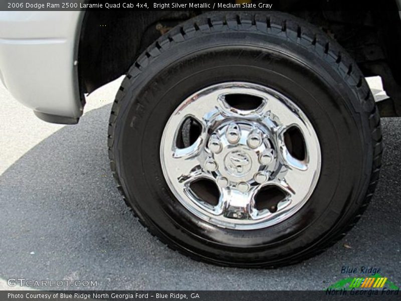 Bright Silver Metallic / Medium Slate Gray 2006 Dodge Ram 2500 Laramie Quad Cab 4x4