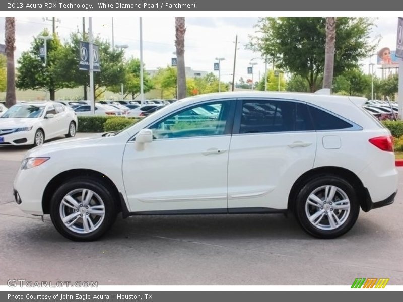 White Diamond Pearl / Parchment 2013 Acura RDX Technology