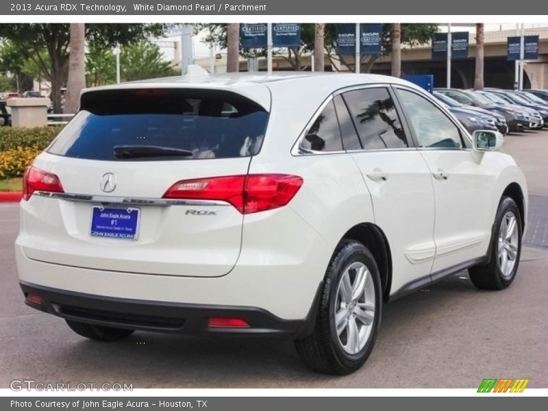 White Diamond Pearl / Parchment 2013 Acura RDX Technology