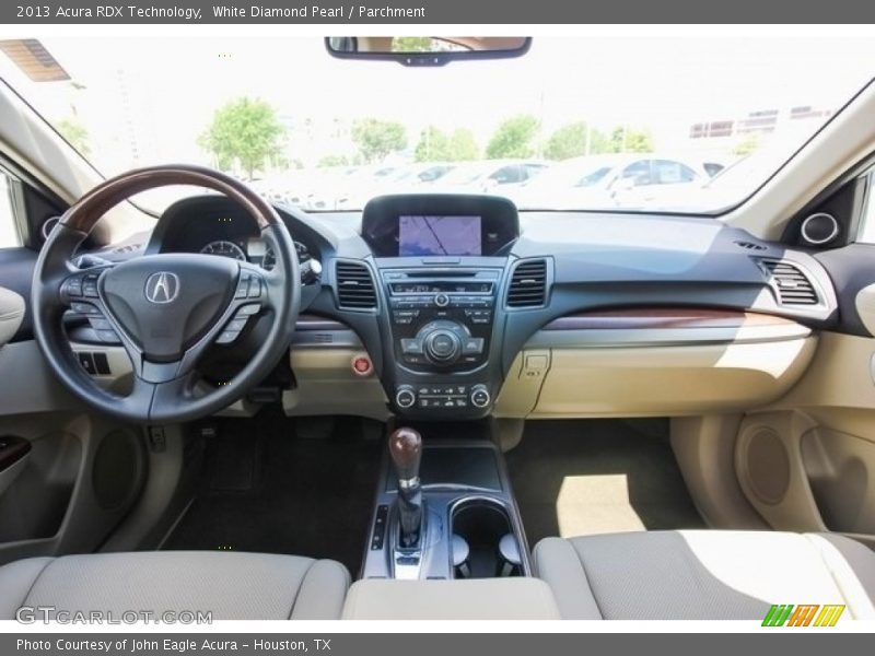 White Diamond Pearl / Parchment 2013 Acura RDX Technology