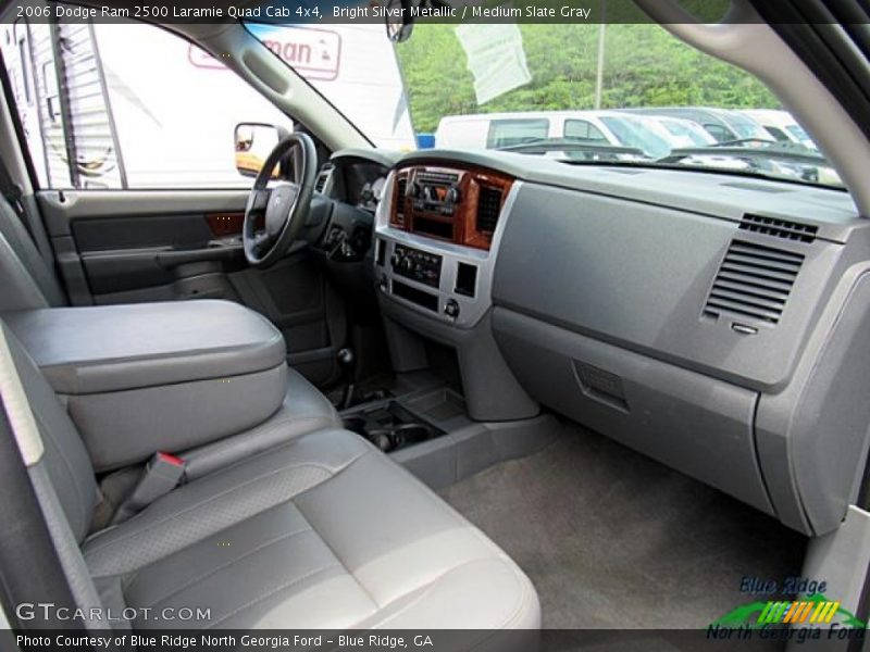Bright Silver Metallic / Medium Slate Gray 2006 Dodge Ram 2500 Laramie Quad Cab 4x4