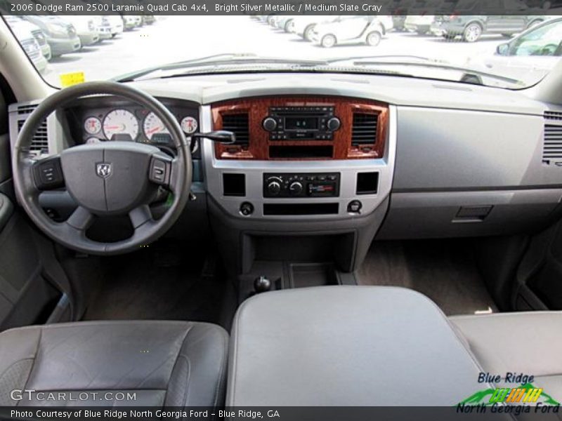 Bright Silver Metallic / Medium Slate Gray 2006 Dodge Ram 2500 Laramie Quad Cab 4x4