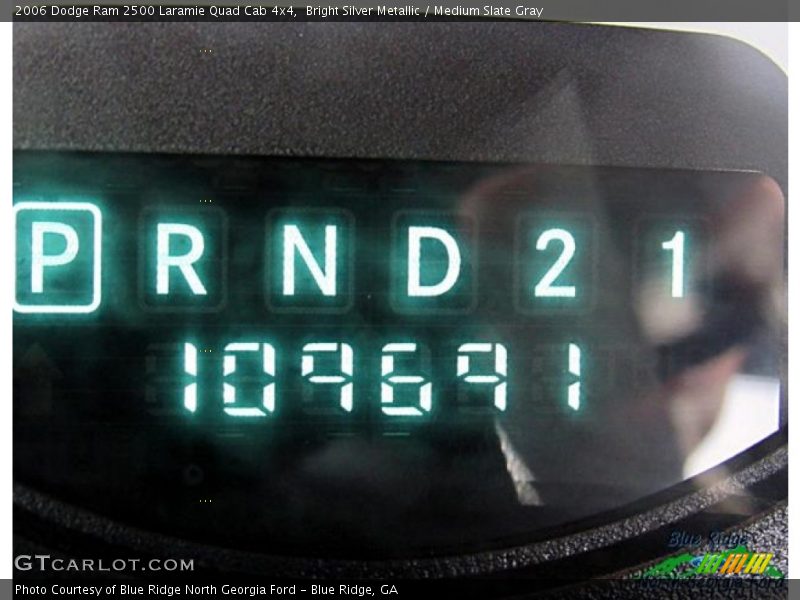 Bright Silver Metallic / Medium Slate Gray 2006 Dodge Ram 2500 Laramie Quad Cab 4x4