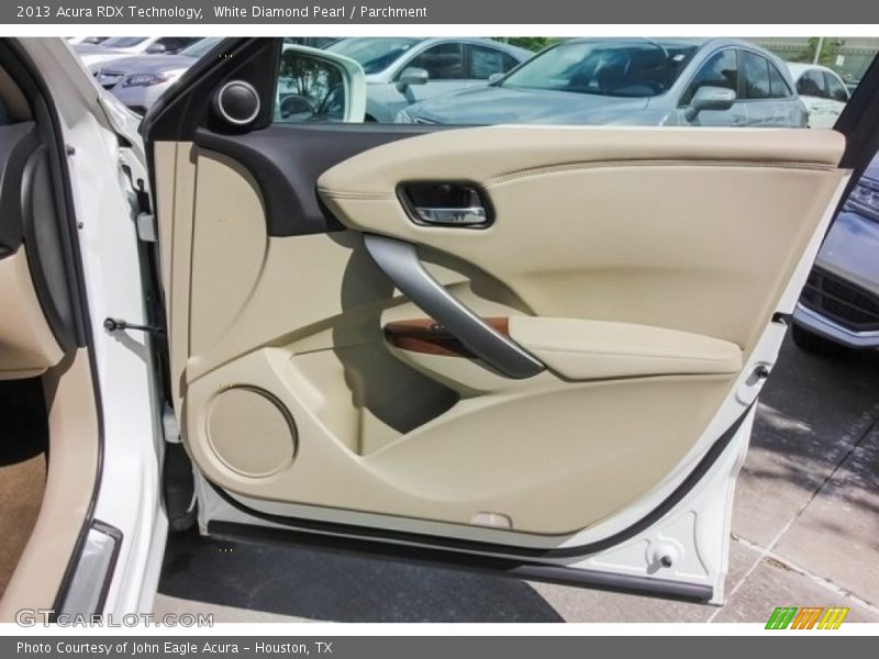 White Diamond Pearl / Parchment 2013 Acura RDX Technology