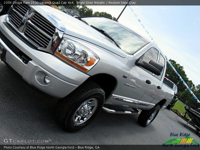 Bright Silver Metallic / Medium Slate Gray 2006 Dodge Ram 2500 Laramie Quad Cab 4x4