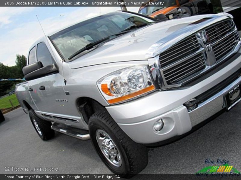 Bright Silver Metallic / Medium Slate Gray 2006 Dodge Ram 2500 Laramie Quad Cab 4x4