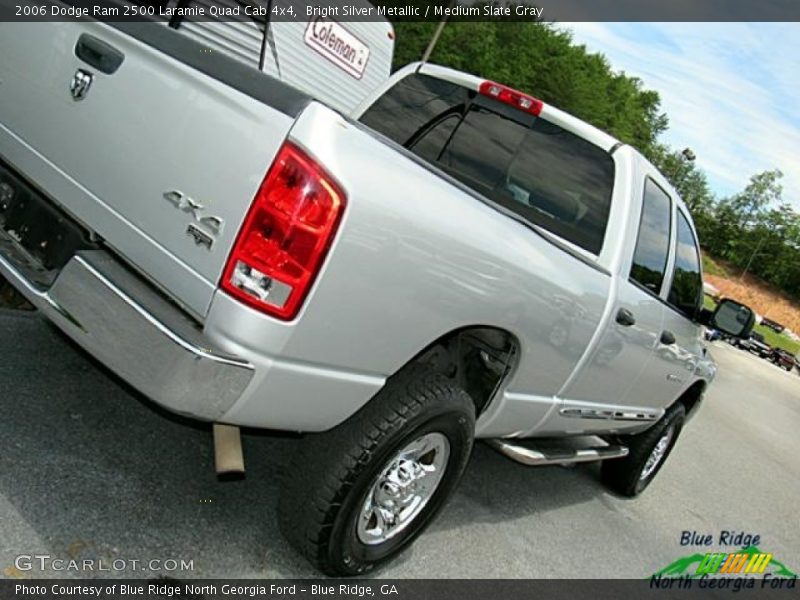 Bright Silver Metallic / Medium Slate Gray 2006 Dodge Ram 2500 Laramie Quad Cab 4x4
