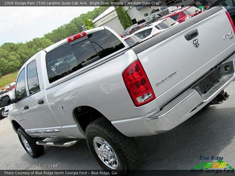 Bright Silver Metallic / Medium Slate Gray 2006 Dodge Ram 2500 Laramie Quad Cab 4x4