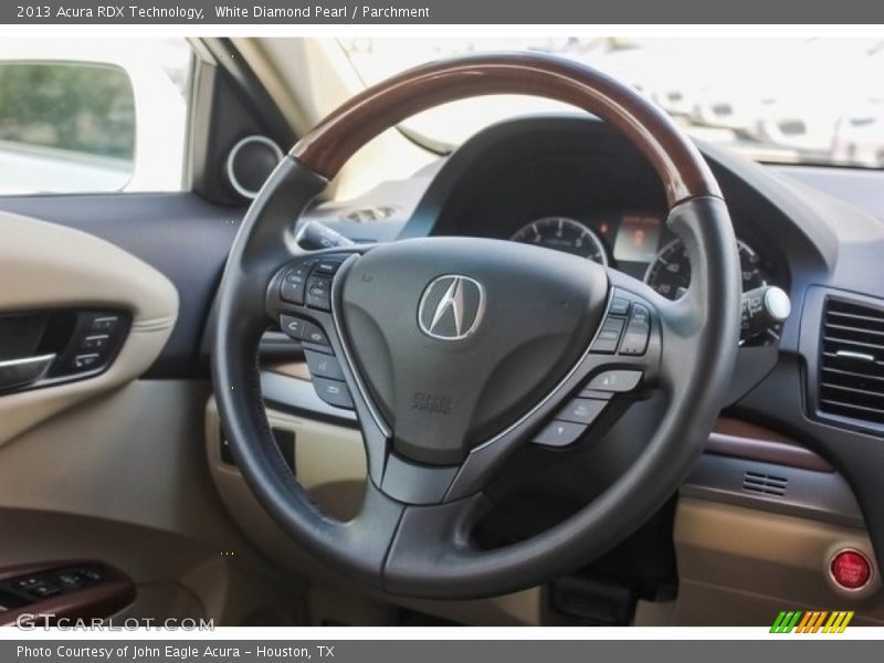 White Diamond Pearl / Parchment 2013 Acura RDX Technology