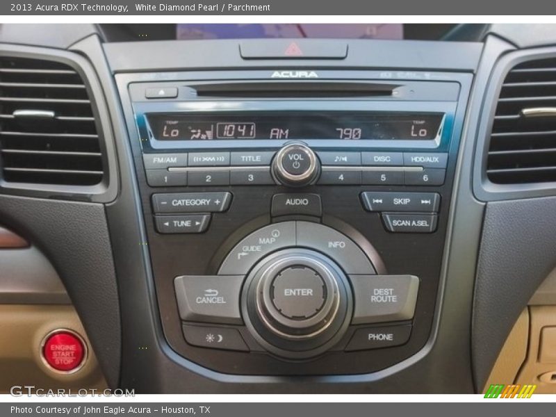 White Diamond Pearl / Parchment 2013 Acura RDX Technology