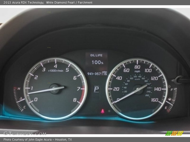 White Diamond Pearl / Parchment 2013 Acura RDX Technology