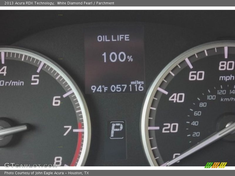White Diamond Pearl / Parchment 2013 Acura RDX Technology