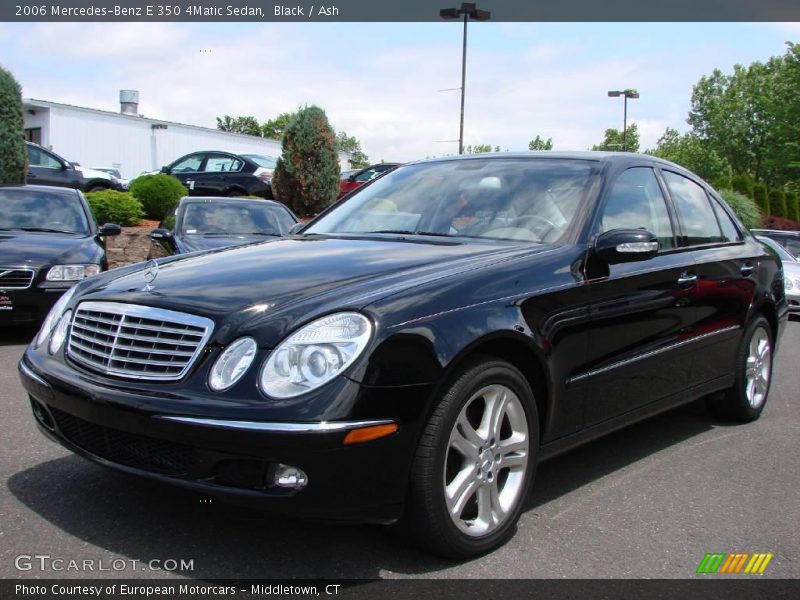 Black / Ash 2006 Mercedes-Benz E 350 4Matic Sedan