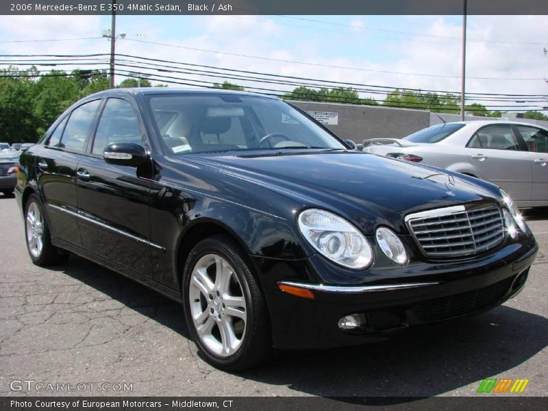 Black / Ash 2006 Mercedes-Benz E 350 4Matic Sedan