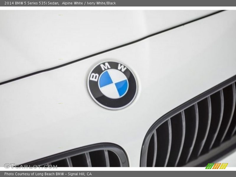 Alpine White / Ivory White/Black 2014 BMW 5 Series 535i Sedan