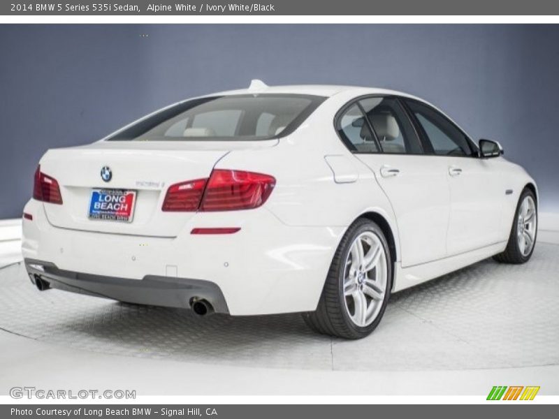 Alpine White / Ivory White/Black 2014 BMW 5 Series 535i Sedan