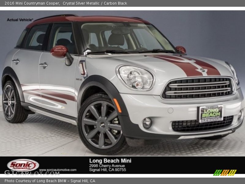 Crystal Silver Metallic / Carbon Black 2016 Mini Countryman Cooper