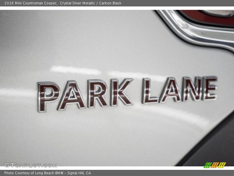 Crystal Silver Metallic / Carbon Black 2016 Mini Countryman Cooper