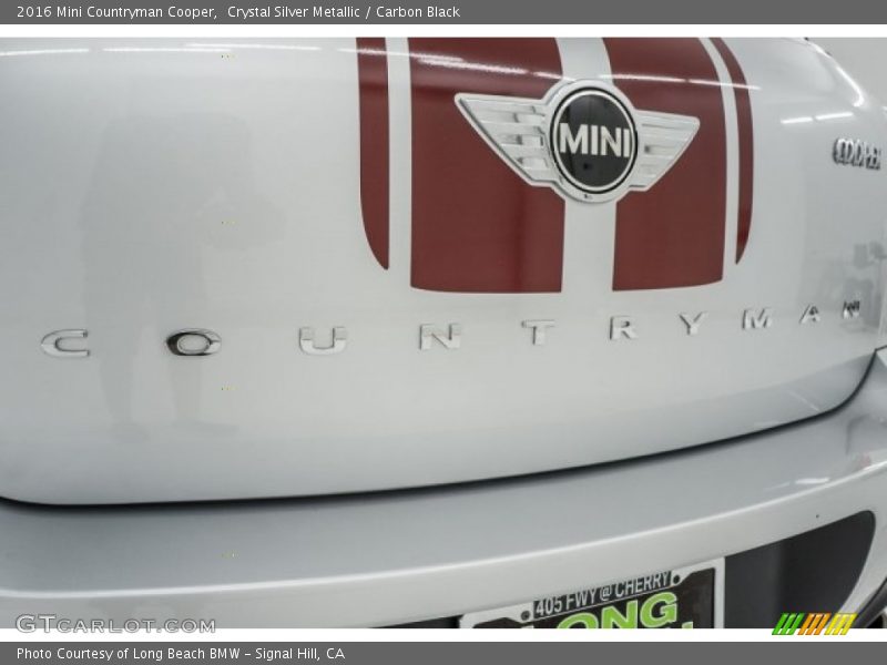 Crystal Silver Metallic / Carbon Black 2016 Mini Countryman Cooper