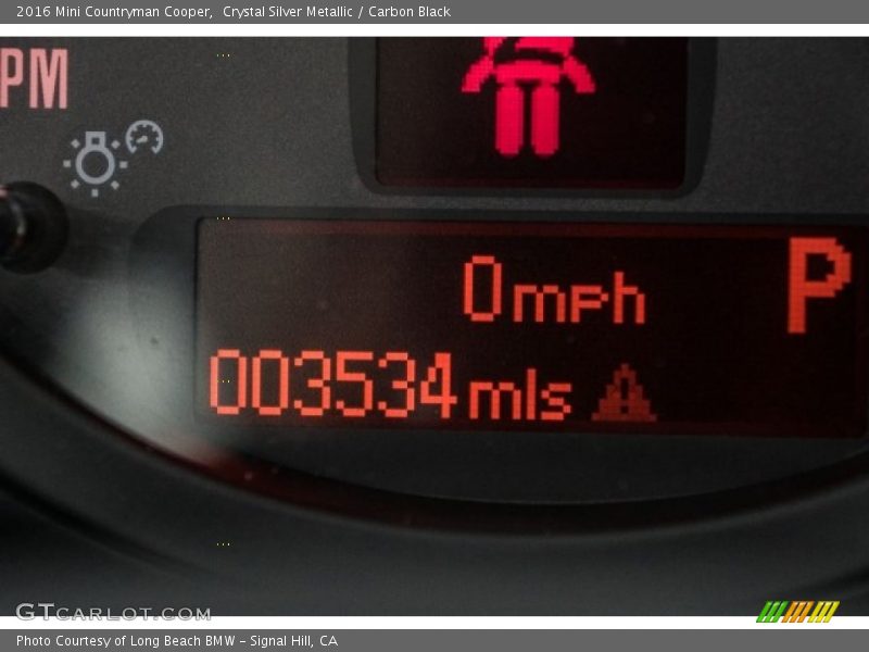 Crystal Silver Metallic / Carbon Black 2016 Mini Countryman Cooper