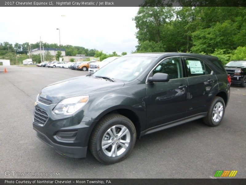 Nightfall Gray Metallic / Jet Black 2017 Chevrolet Equinox LS