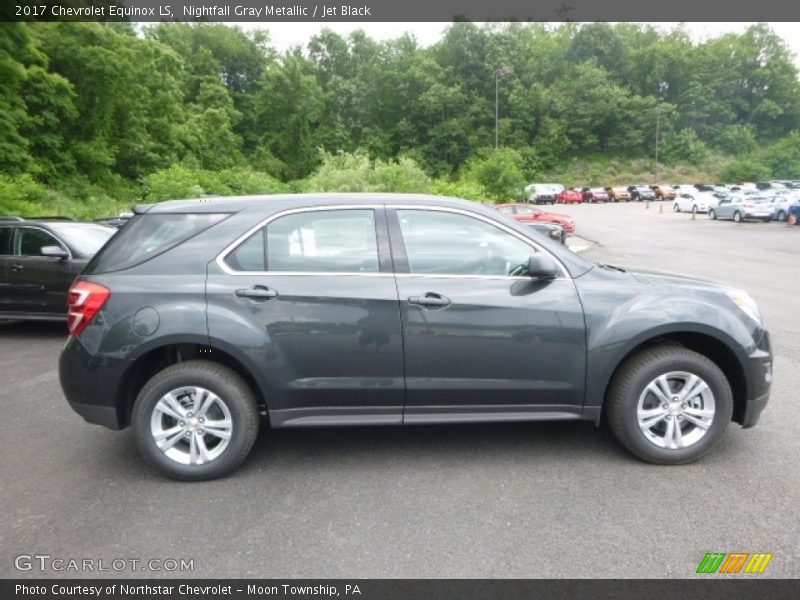 Nightfall Gray Metallic / Jet Black 2017 Chevrolet Equinox LS