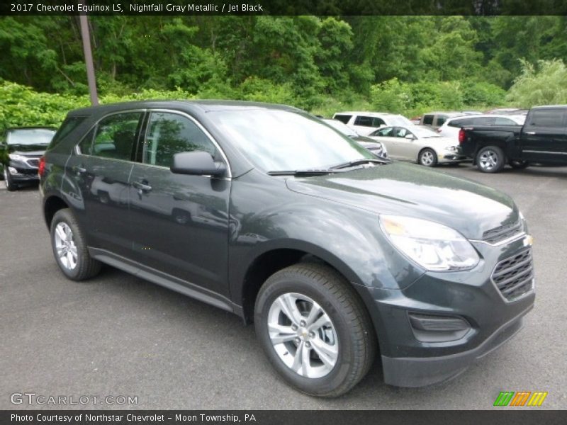 Nightfall Gray Metallic / Jet Black 2017 Chevrolet Equinox LS
