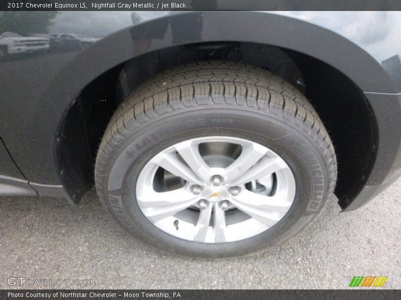 Nightfall Gray Metallic / Jet Black 2017 Chevrolet Equinox LS