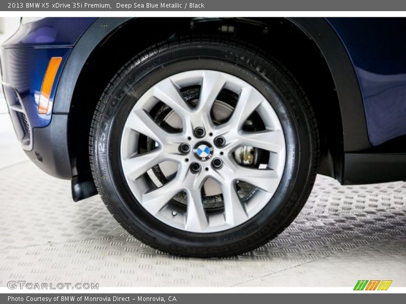 Deep Sea Blue Metallic / Black 2013 BMW X5 xDrive 35i Premium
