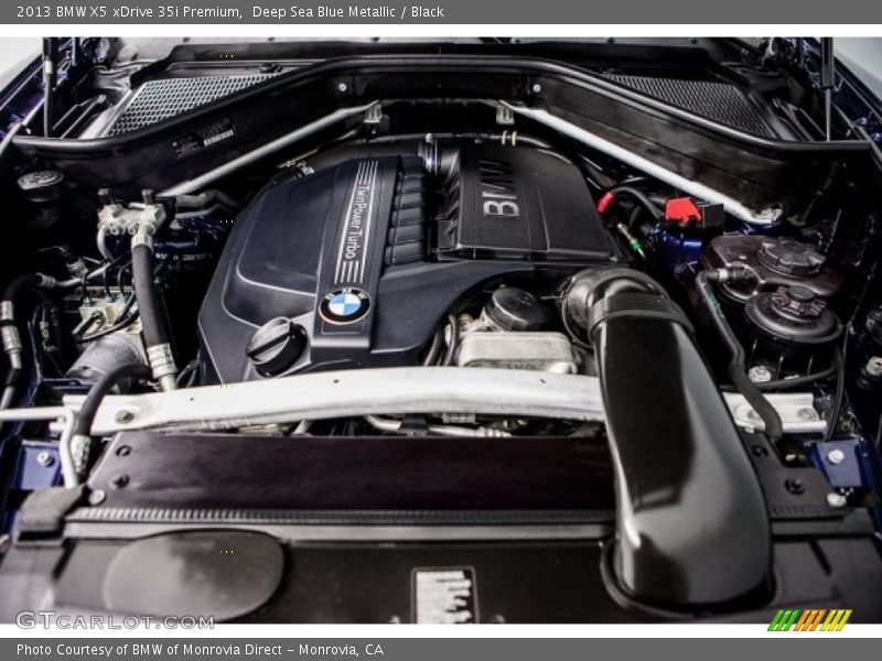 Deep Sea Blue Metallic / Black 2013 BMW X5 xDrive 35i Premium