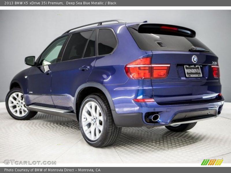Deep Sea Blue Metallic / Black 2013 BMW X5 xDrive 35i Premium