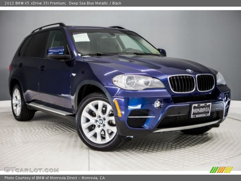 Deep Sea Blue Metallic / Black 2013 BMW X5 xDrive 35i Premium