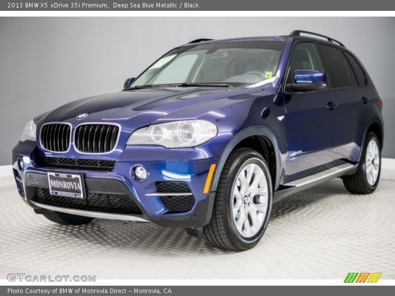 Deep Sea Blue Metallic / Black 2013 BMW X5 xDrive 35i Premium